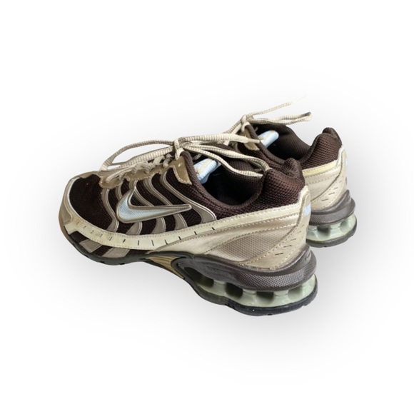 Nike ✔︎ Reax 3 Running Shoes Sneakers ✔︎ Brown Silver Light Blue Swoosh ✔︎ 7M - Picture 6 of 16